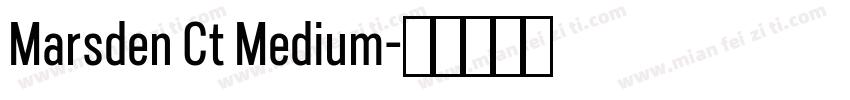 Marsden Ct Medium字体转换